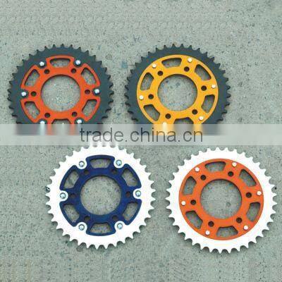 CD70 OEM color packing box motorcycle driving chain and sprocket kits