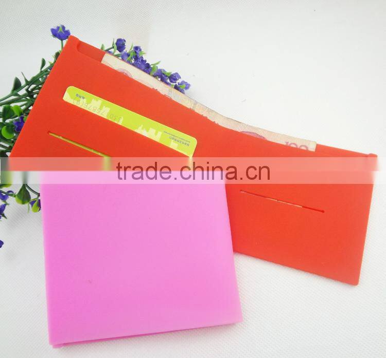 2017 new eco-friendly Silicone card holder