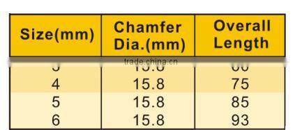 4Pcs HSS Countersink Drill Bits For Woodworking