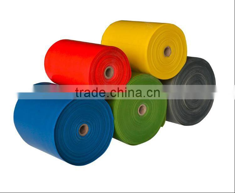 Professional Latex Resistance Bands - 25 Meters Roll, Grey, Advanced Level 5 (25LB)