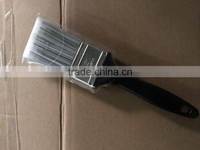 2'' inch PET painting brushes with black plastic handle paint brush
