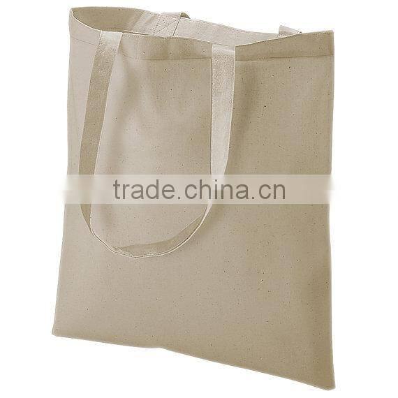 High Quality Large Capacity Organic Cotton Blank Shopping Tote Bag