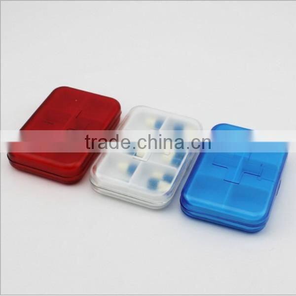 custom 6 compartment plastic pill box,custom practical plastic pill box for health,custom made plastic pill box supllier