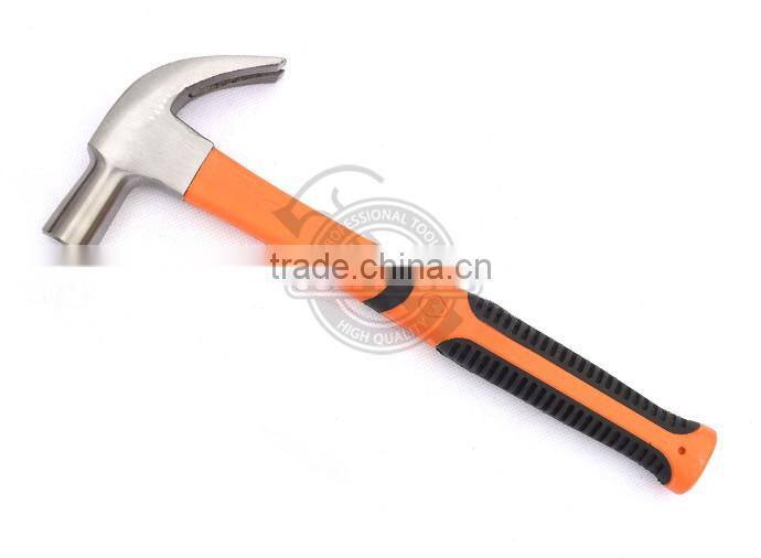 8OZ Good quality British type claw hammer with TPR handle