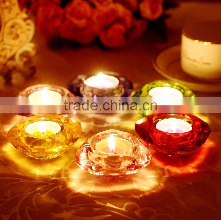 Crystal Candlesticks for Wedding Vintage Wedding Decoration Candle Stand for Home Decoration
