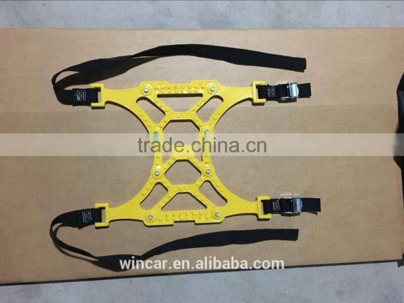Titanium Alloy Truck Snow Chain Yellow TPU Material