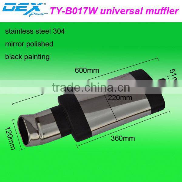 Racing car parts universal performance muffler tip
