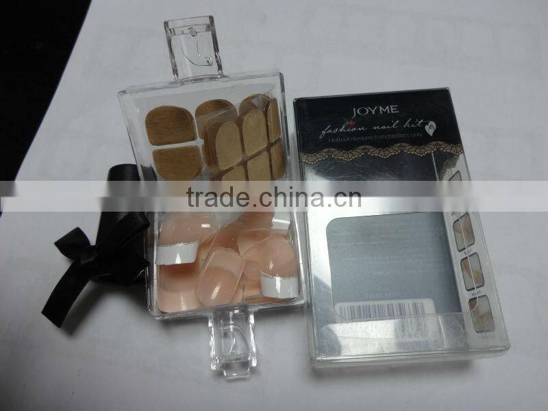 24 pcs New Design Fake Nail VIVI with nail glue - whole sale