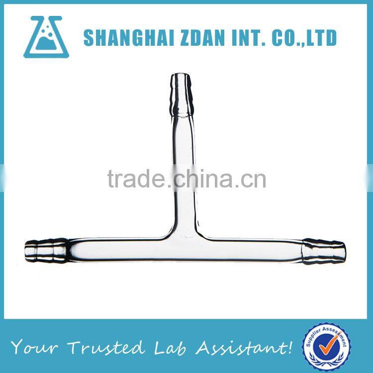Borosilicate Glass 3.3 Scientific T Shape Glass Tube
