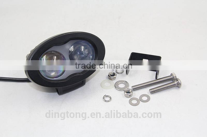 6W LED Spot Forklift Truck Blue Warning Lamp Safety Working Light110V IP68