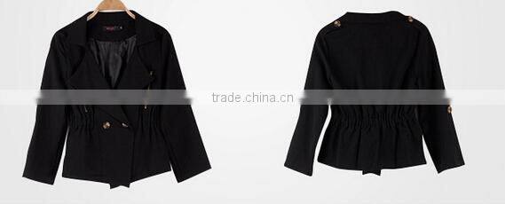 2015 ladies quality coat army green woman wholesale factory latest design coat