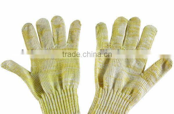 Para aramid high strength cut resistant protective gloves