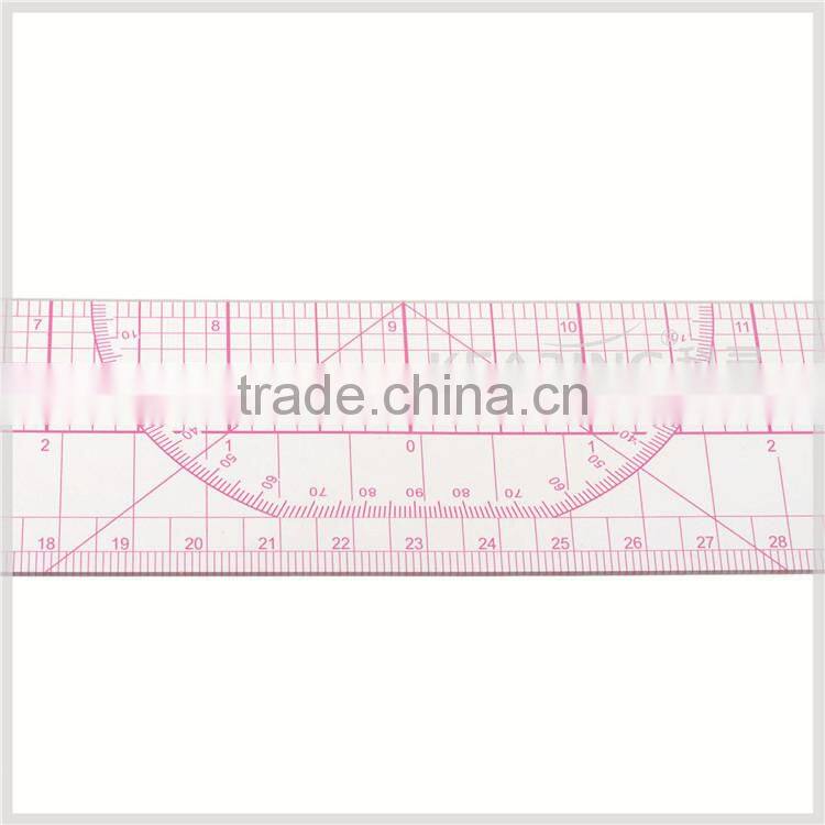 18"&45cm Long sandwich printing 1.2mm thick flexible painting garding ruler never paint off #8095
