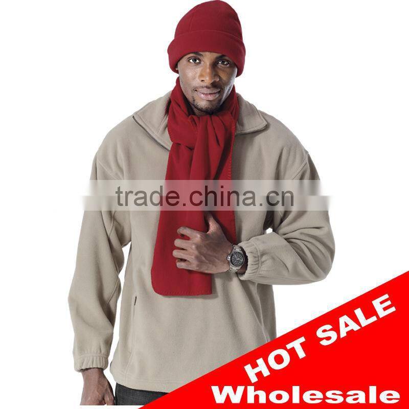 Polar fleece scarf for man