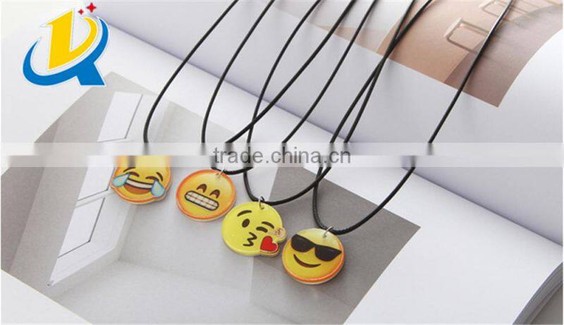 Best sale whatsapp emoji black choker necklace for decoration