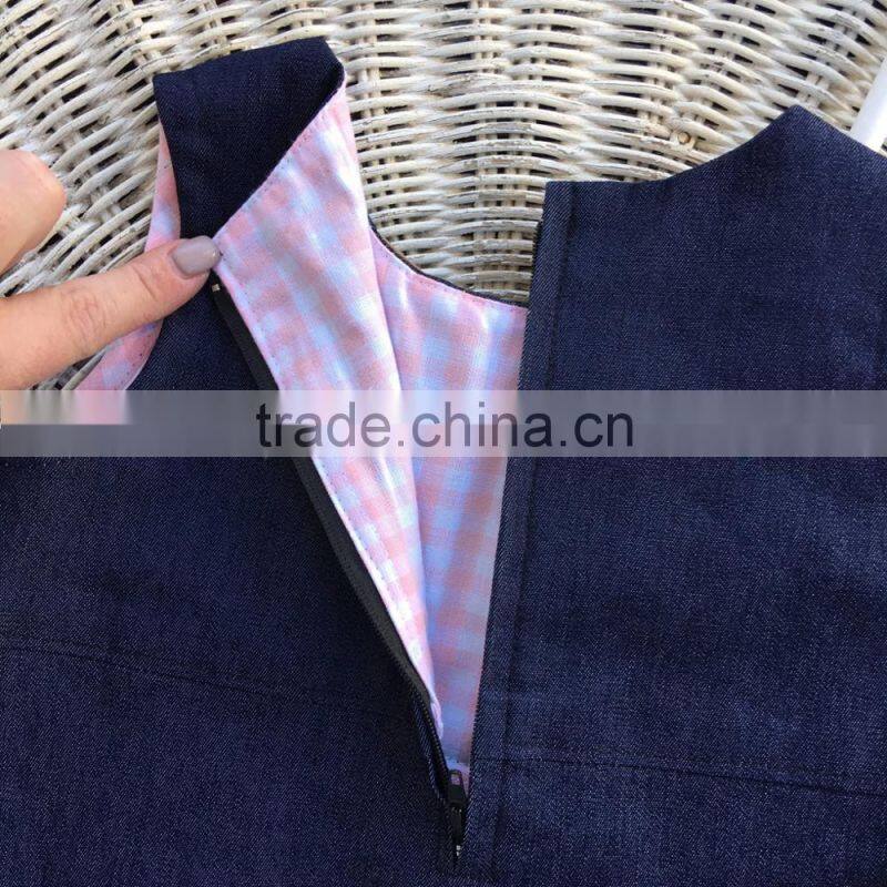 OEM Wholesale Price Baby Girl clothes Denim Dress