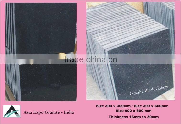 Black Galaxy Granite Tiles