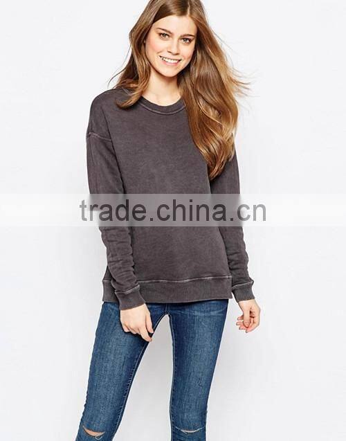 Women 100% cotton blank sweatshirts wholesale in Nangchang