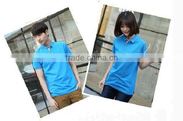 Jiangxi China 2017 new style good sale custom couples Polo shirt