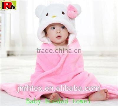 Custom baby hooded towel and 100% cotton hooded towel poncho parttern