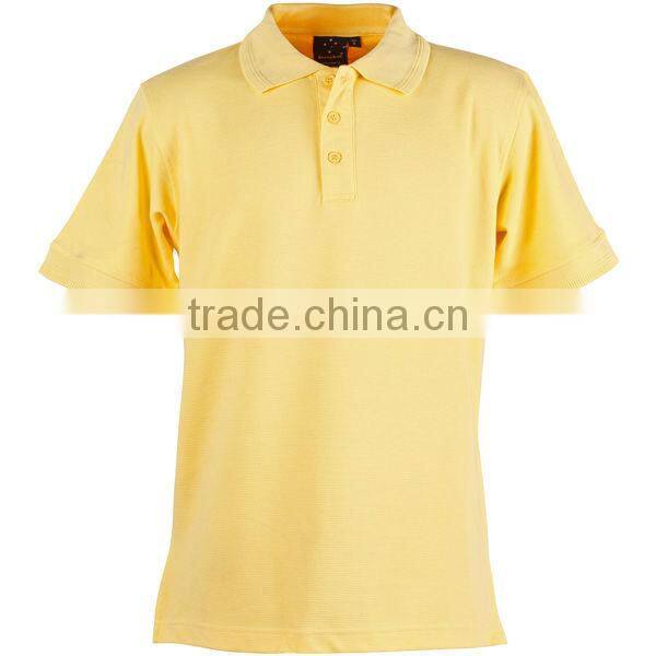 Stylish Knitted Ribbed Collar Mens Polo Shirts