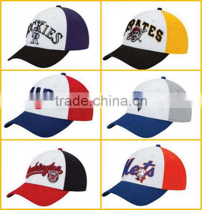 6 panel custom embroidery brand logo fasion junior baseball cap