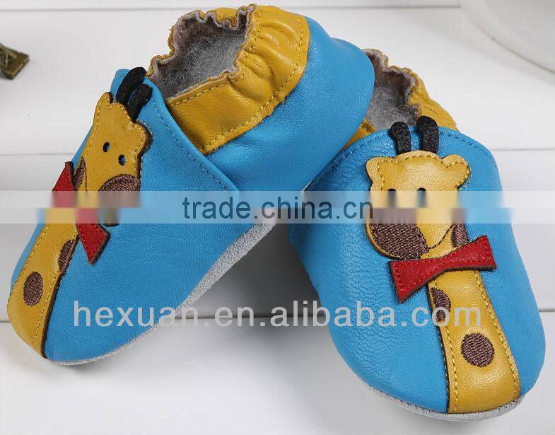 wholesale 2016 fashion owl soft real leather baby shoes