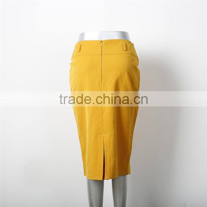 new design high waist narrow ladies fashion short skirt