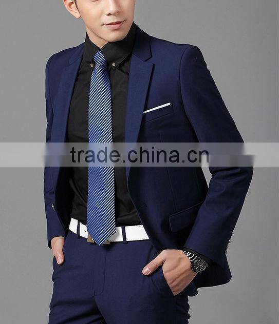 2014 latest slim men suit/ latest suit design men from Shanghai Shoujia