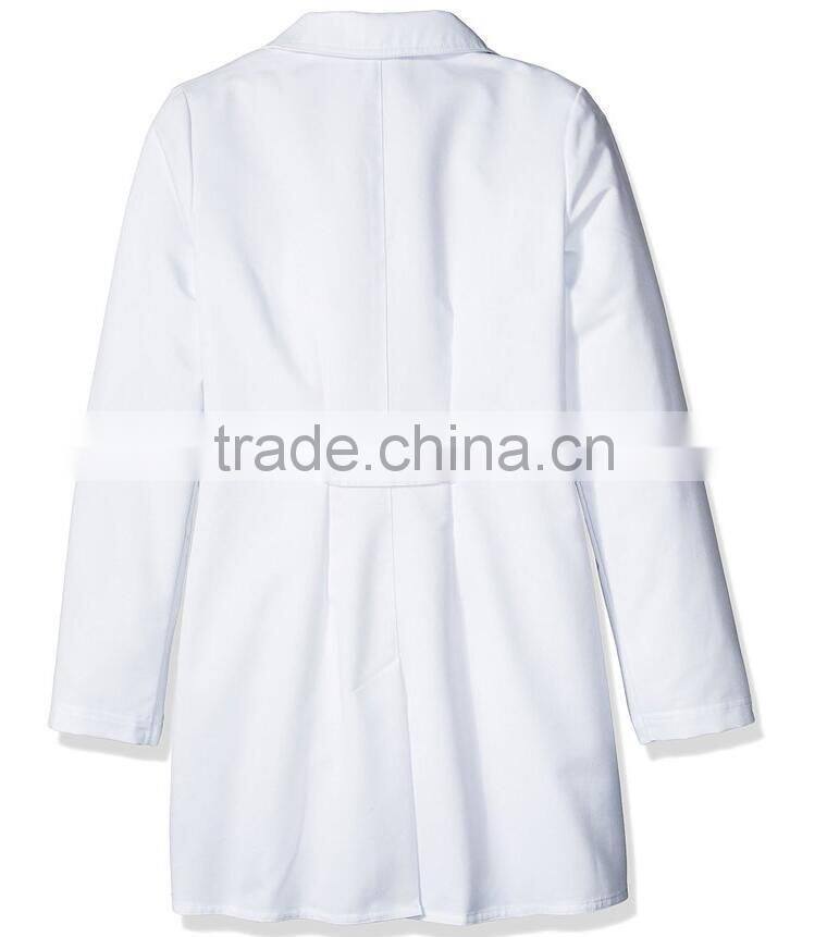 Doctor hospital women white lab coat acid medical uniform