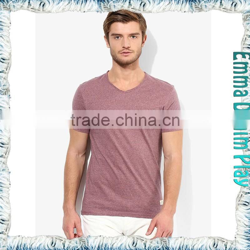 New Custom Design Mens Organic Cotton Round Neck T-Shirts