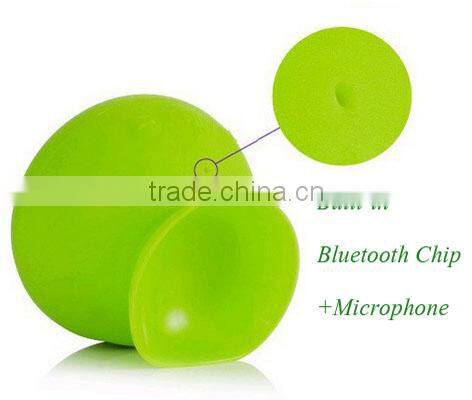 Suction Cup Style Mini Bluetooth Portable Speaker for Samsung, iPhone and Other Mobile Phones, Support Handsfree Function