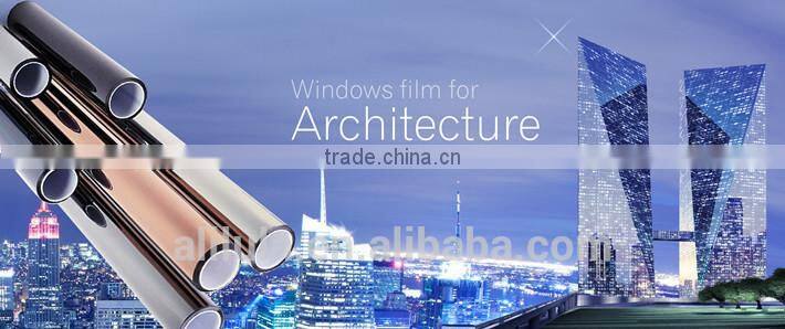 Colorful creative decorative metallic building window film for glass