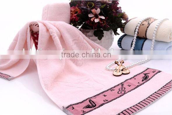 Wholesale cheap violin cotton 100%towel