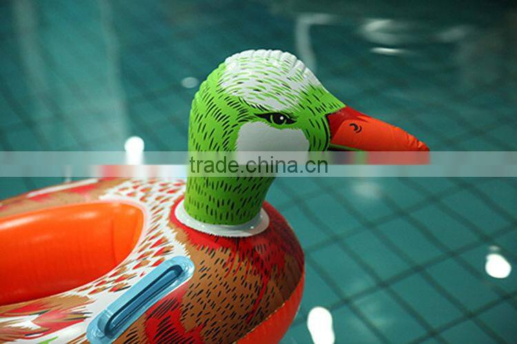 The new 2014 baby swim ring The duck pattern by PVC inflatable boat