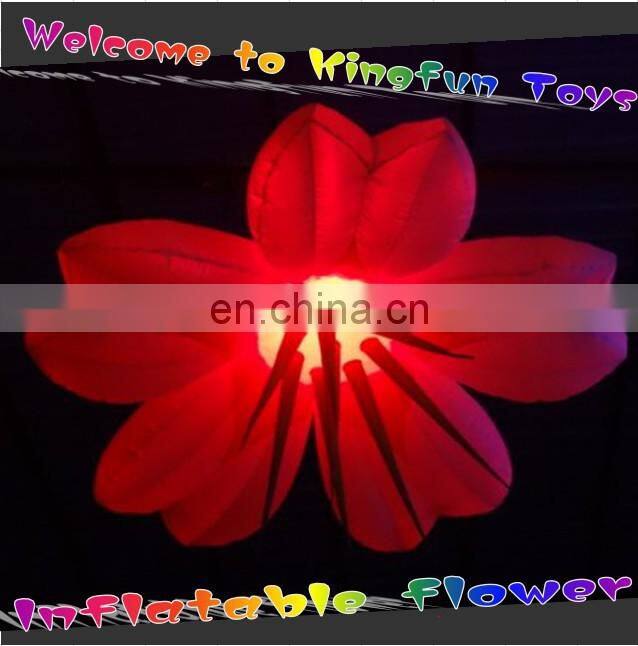 Celing inflatable clube star with LED