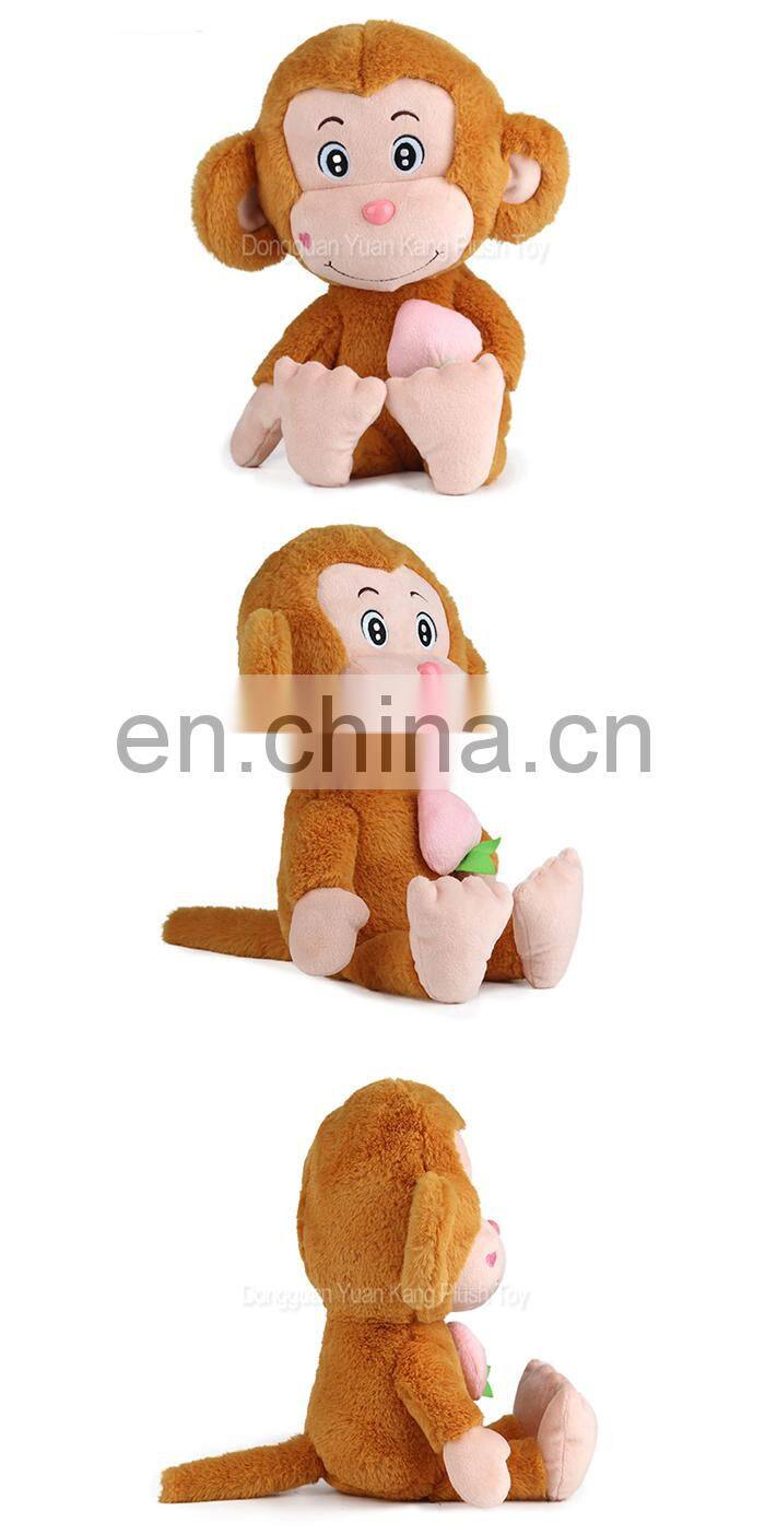 Low Price Customized Cute Pet Make Your Own Personality Soft Plush Stuffed Monkey Toy