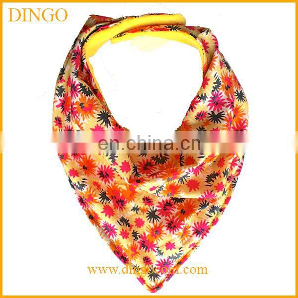 New product boutique cute custom printing cotton baby bandana bibs