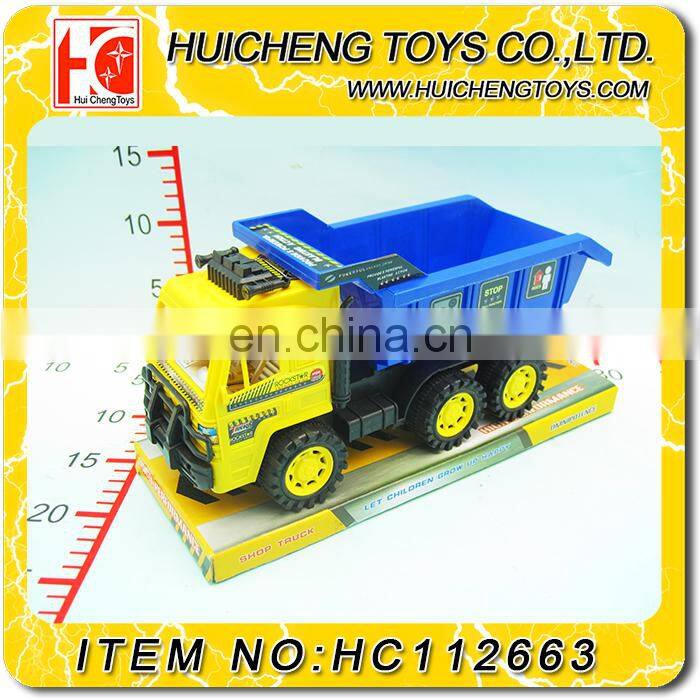 Lovely cute inertia car series safety PP material small friction truck toy EN71, 7P