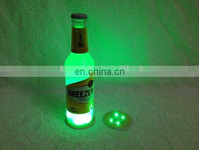 Customized Logo Print Glow Bottle Light LED Sticker