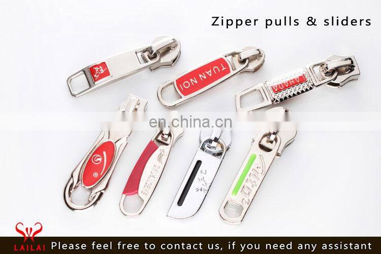 Wholesale decorative zip pull in many varieties