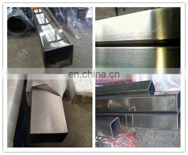 201 304 304L 316L Stainless Steel Square Pipe Tube
