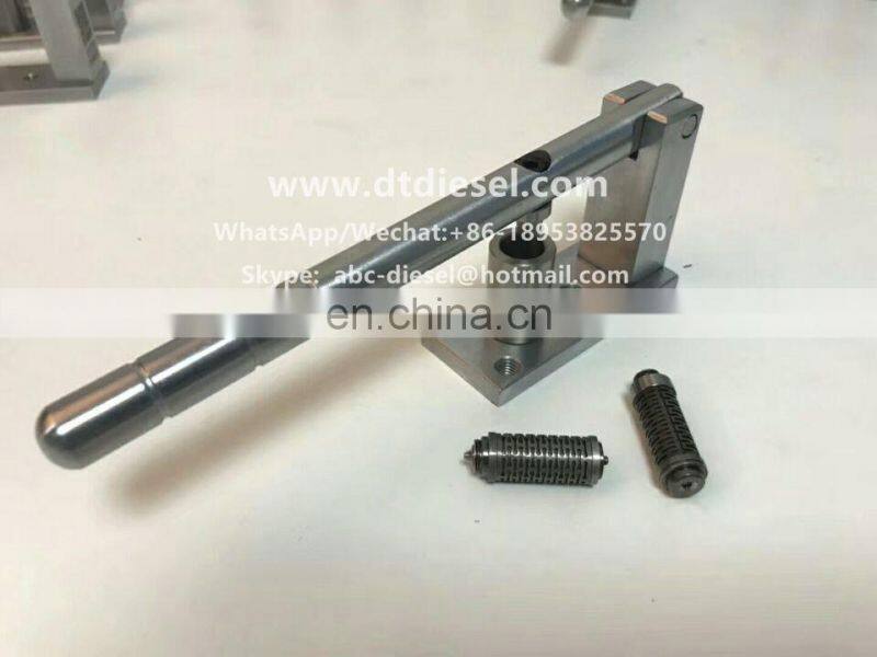 Piezo injector control valve press-fit tools