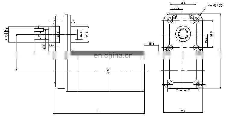 S239 24 V 24 volt 150RPM OEM Wholesale dc reduction gear motor for ad lamp case