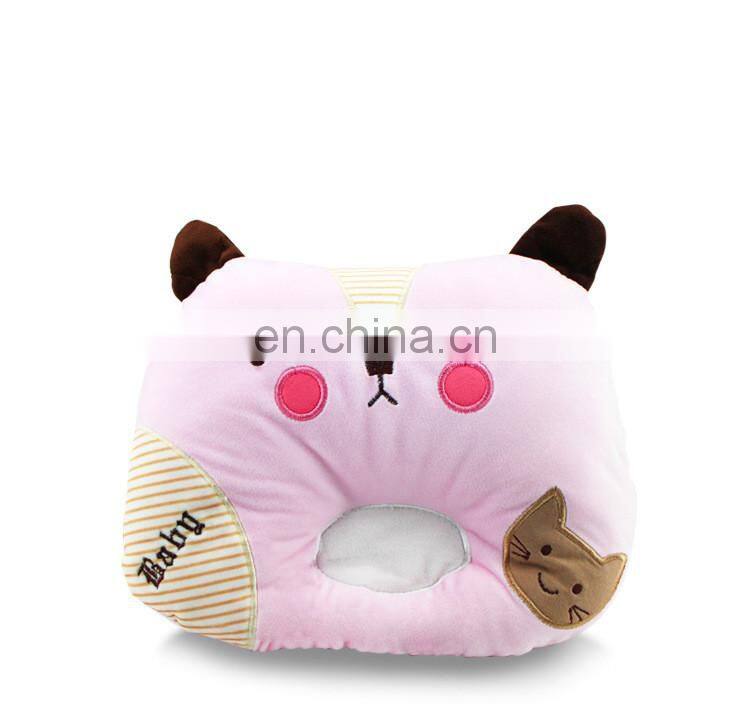 Velvet baby pillow wholesale baby head shaping pillow