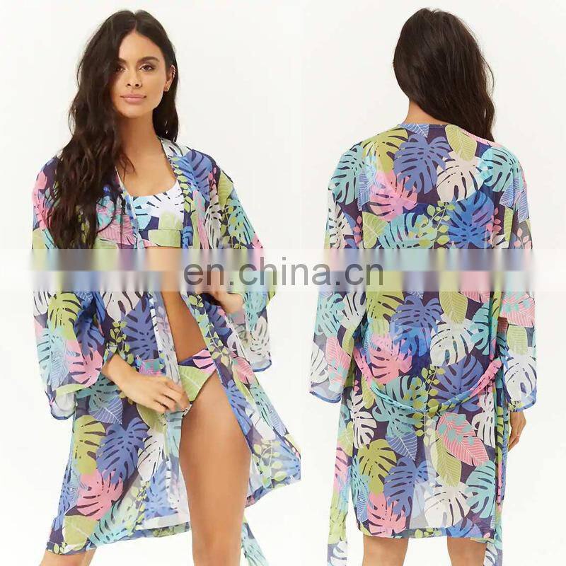 Beach Cover up Chiffon Kaftan Beach Bathing suit Cover ups Tunics for Beach Saida de Praia Swim cover up Sarong Beachwear