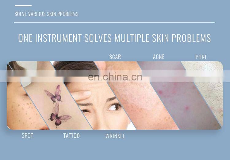 Portable Q-Switched 755 Pico Tattoo Removal Skin Rejuvenation Beauty Machine For Salon Use