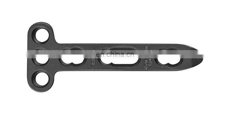 Distal radius oblique T-shaped locking plate hospital consumables manufacturer medical orthopedic implants and instruments