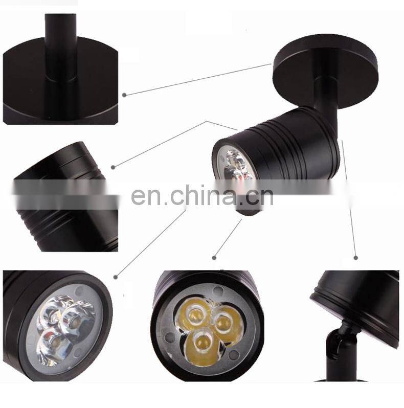 3W 5W spotlight picture lights backlight LED round aluminum surface spot light
