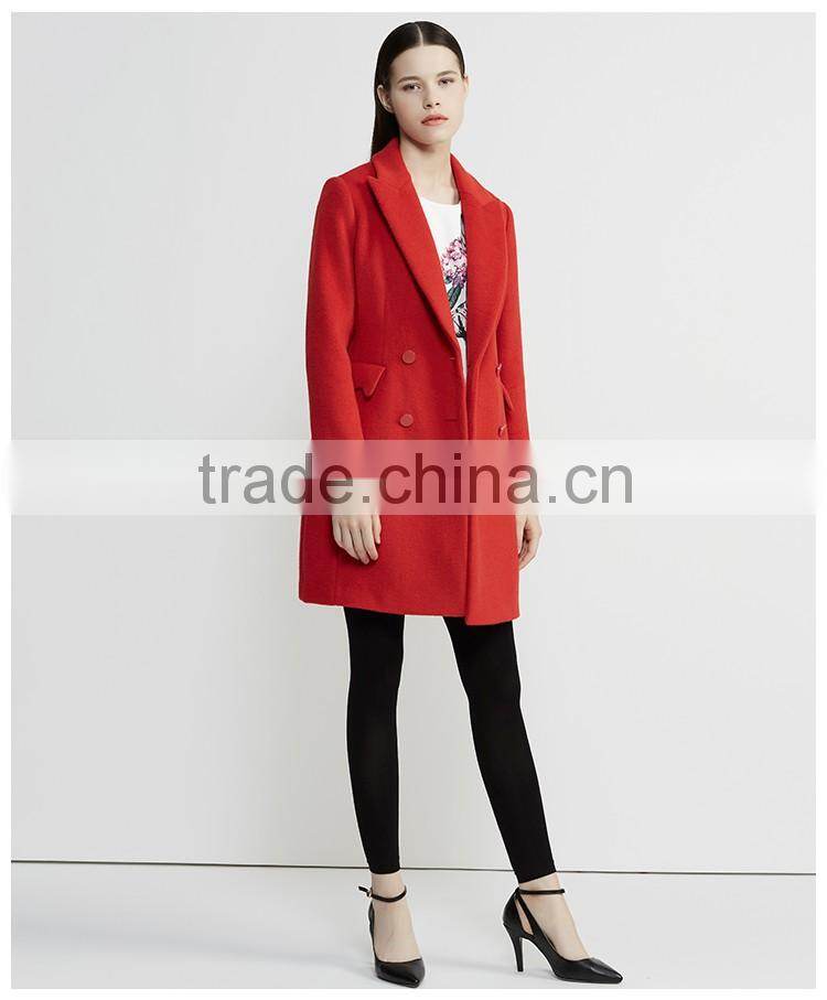 OEM 2015 Fashion European Style Winter Jacket for Lady